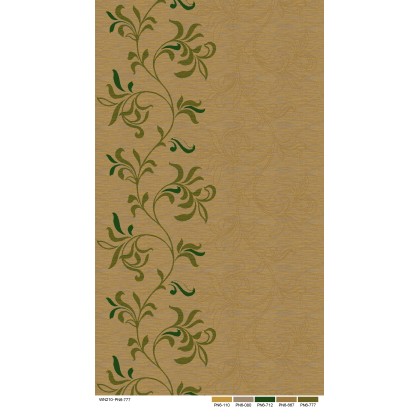 现代植物图案方形地毯