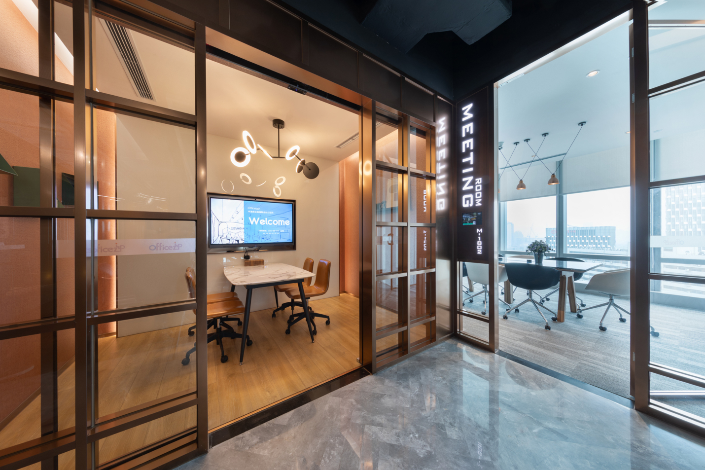 OFFICEZIP上海中建大厦-姜峰 | J&A杰恩设计 办公空间设计项目