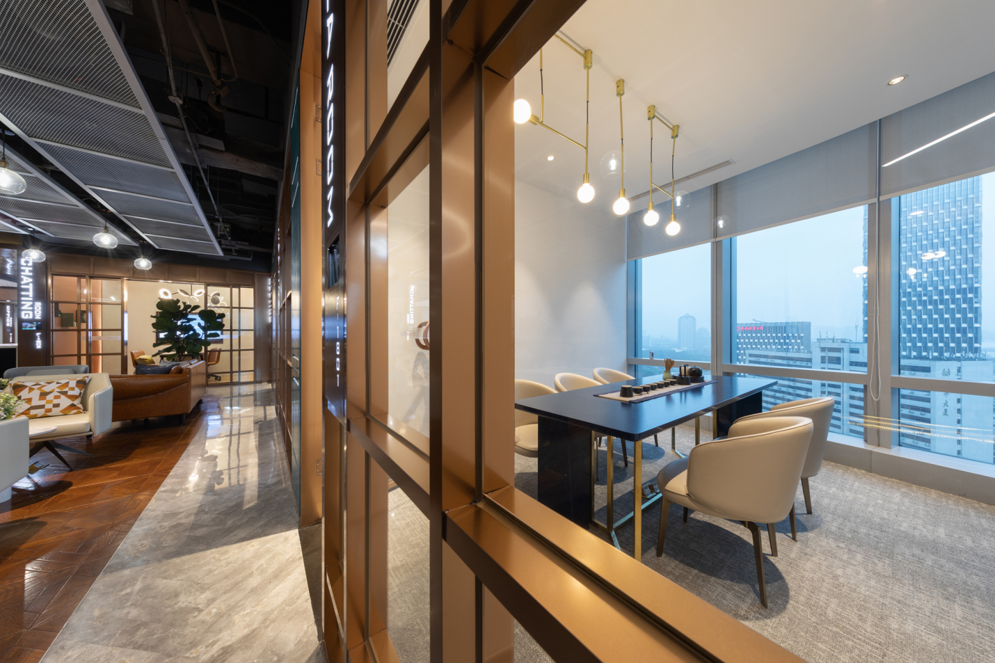 OFFICEZIP上海中建大厦-姜峰 | J&A杰恩设计 办公空间设计项目